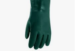 Grüne Nitirle Chemische Handschuhe