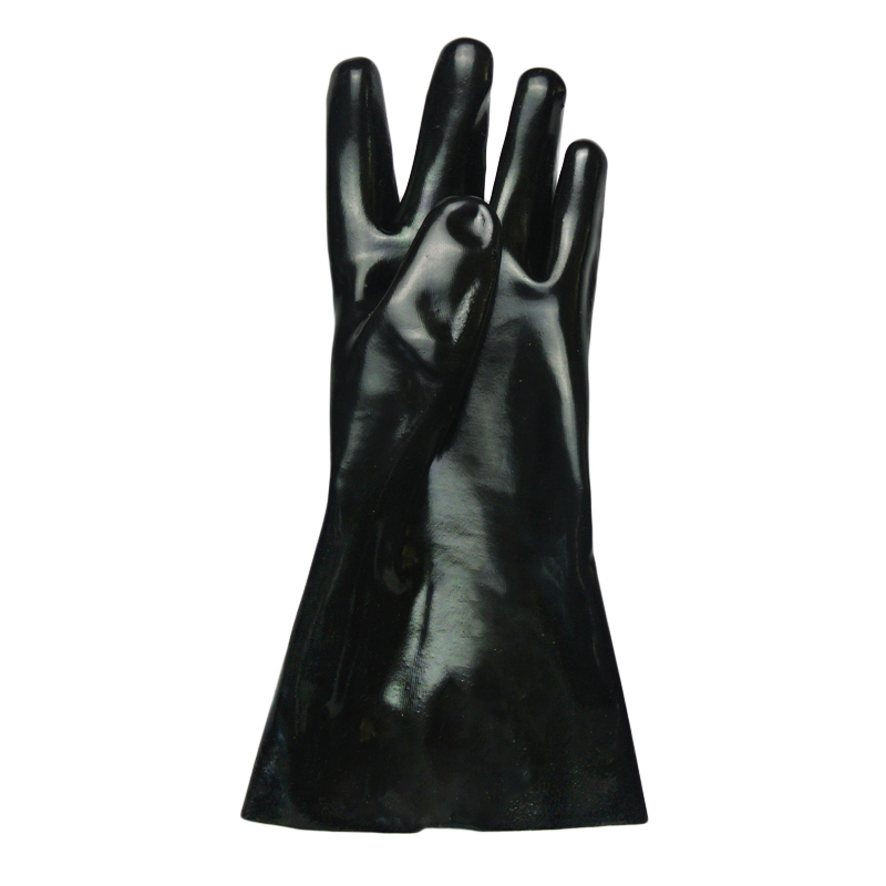 PVC Coated Work Gloves Oil Resistant Gloves 12inch